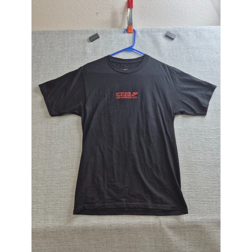 Nike After Dark‎ Rum Tour 2025 Los Angeles T Shirt Mens Small Black Logo Graphic